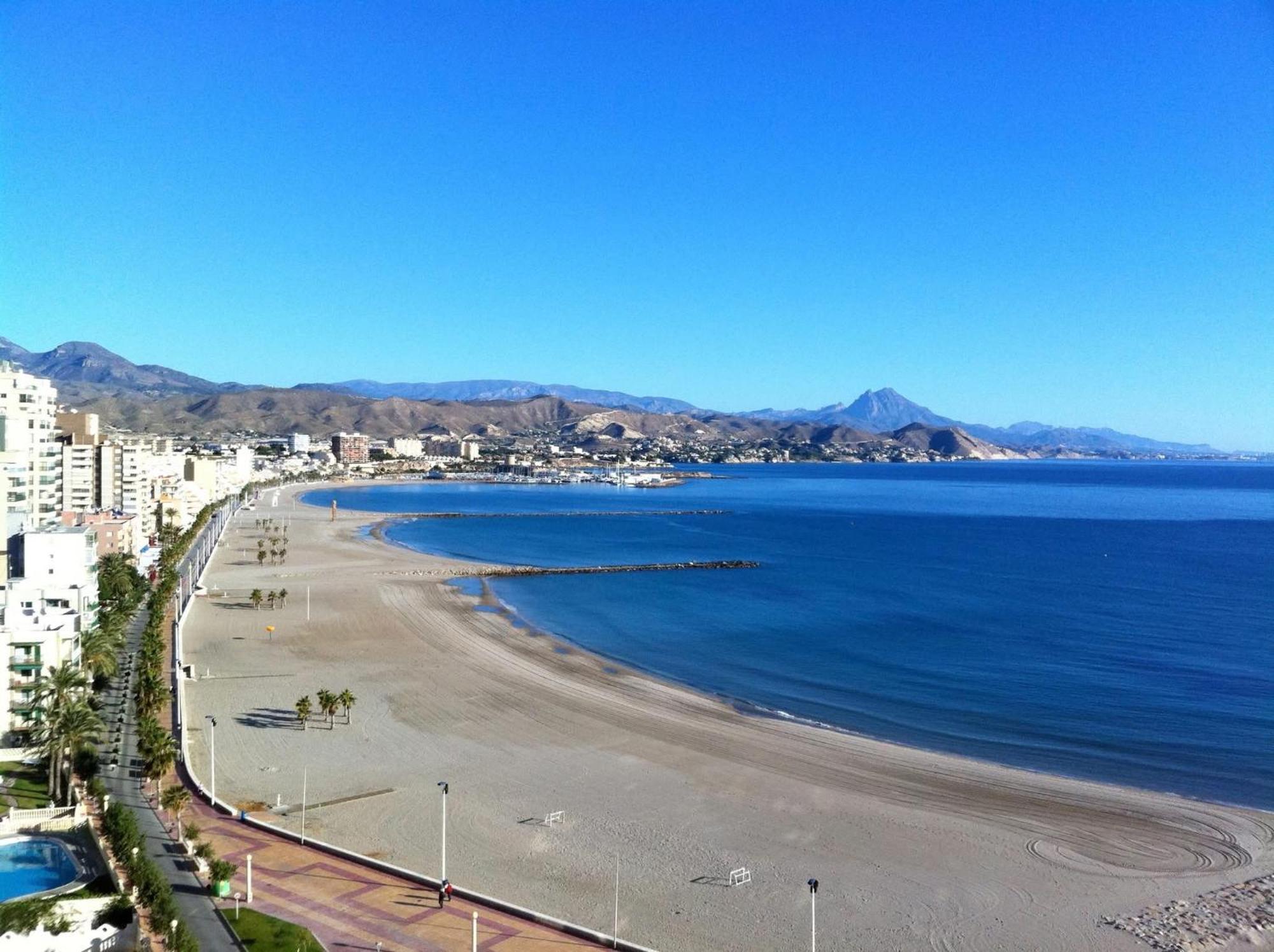 Apartamento Moderno Con Piscina Garaje Wifi Ac El Campello Esterno foto